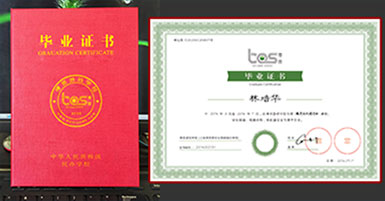 ONE游戏毕业证书